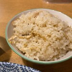 丸重 - ご飯は松茸ご飯に変えてもらいました