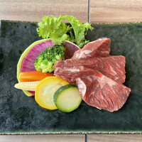 肉割烹 五条 新宿野村ビル49F - 石焼　希少部位ザブトン石焼