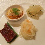 倶楽湾 - 前菜４種盛り