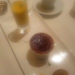 倶楽湾 - 倶楽湾特製デザート／マンゴープリンと生姜のクリームブリュレ