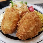 洋庖丁 - カニクリームコロッケ定食 (860円+ライス大盛り100円)