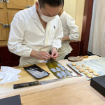 兄弟寿し - 昆布〆にした、ふなべた