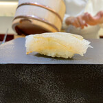 兄弟寿し - 新潟産フナベタ(玉贋造鮃)