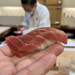 兄弟寿し - 鮪トロ漬け(アイルランド産)