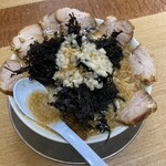 燕三条らーめん潤 - 岩海苔中華チャーシュートッピング大脂