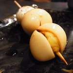 ゑちぜん屋 - パックリ割れてるうずら