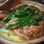 ゑちぜん屋 - 塩もつ鍋（本日の小鍋）