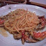 心粋厨房 獬 - 八の字ガニのトマトクリームソースのパスタ