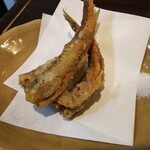金町製麺 - メヒカリの唐揚げ