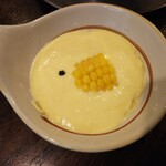 金町製麺 - 冷やしトウモロコシポタージュそば