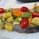 魚力 - 料理写真:サーモン　イタリアン風に！