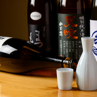 We have a wide variety of drinks, mainly local sake and shochu!