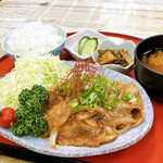 Kitaoumi Shokudou - 豚ロースの生姜焼き定食