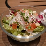福寿館 - セットのサラダ