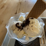 カナモンヤcafeイヌイシ - エスプレッソかける前