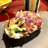銀座 しのはら - 端っこ当たりでした。綺麗な太巻