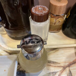 とんかつ かつ壱 - レモン汁