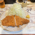 とんかつ かつ壱 - ランチ　ロースかつ定食　1200円