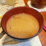 とんかつ かつ壱 - しじみ汁