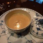 あざみ野うかい亭 - 栗のクリームスープ