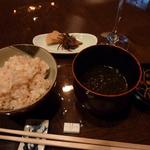 あざみ野うかい亭 - ガーリックライスセット