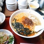 中華居酒屋 彩味園 - ゴマ担々麺セット(850円)
