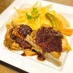 5. Pork spare ribs with mango spicy sauce