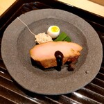 蓬左茶寮 - フォアグラの八丁味噌漬