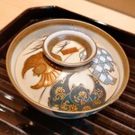 蓬左茶寮 - 松茸のコンソメスープ