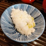 蓬左茶寮 - 銀杏ご飯