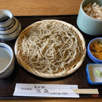 Soba Doko Ro Shinsen - ざる蕎麦と炊き込みご飯セット