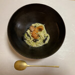 鰻はし本 - 香茸と長芋＋地鶏揚げ