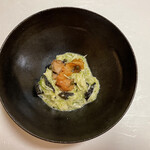 鰻はし本 - 香茸と長芋＋地鶏揚げ