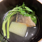 鰻はし本 - 岩魚と冬瓜のお椀