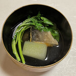 鰻はし本 - 岩魚と冬瓜のお椀
