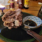 シリンゴル - チャンマンハサ(骨付羊肉塩茹で)