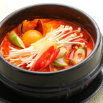 Seafood sundubu