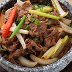 부르코기 돌구이 비빔밥