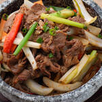 Bulgogi stone grilled bibimbap