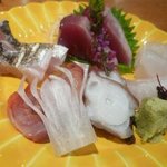 すし処 錦 - 刺身盛り合わせ（5/22）