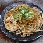 お食事処 ぽん太 - 牛スジ焼きそば