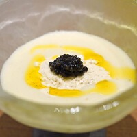 Grand Bleu Gamin - 熟成メークインのヴィシソワーズ　焦がしバターアイス、キャビア添え