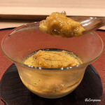 御料理 寺沢 - 大船渡産の生海胆がたっぷり