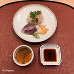 御料理 寺沢 - ちり酢と割醤油で味わい