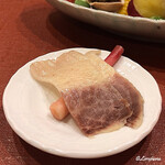 御料理 寺沢 - 自家製 鯨ベーコン