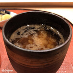 御料理 寺沢 - 乳茸とお揚げさんの味噌汁