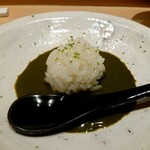 鮨 さいとう - 鮑の肝ソースとシャリ