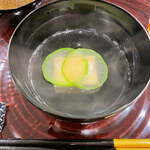 日本料理 一会 - ゴマ豆腐　瓜の椀