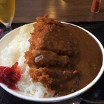 わ楽 - カツカレー  横から