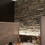 リストランテ・ホンダ - コロナ対策バッチリのシックな店内